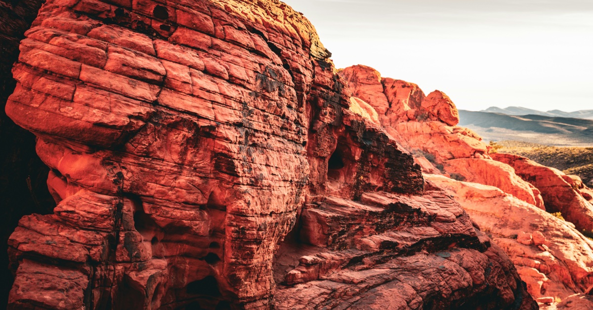 A desert canyon.
